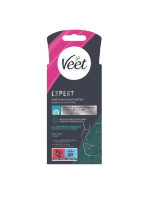 VEET EXPERT Kaltwachsstreifen Gesicht       20 Stk