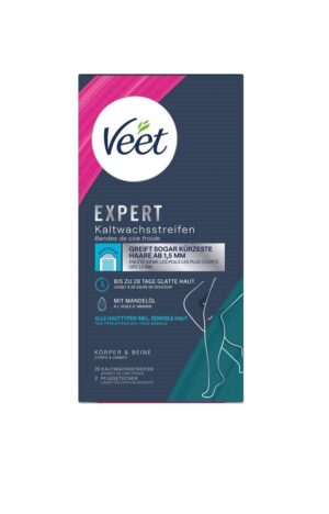 VEET EXPERT Kaltwachsstreifen Körper&Beine  20 Stk
