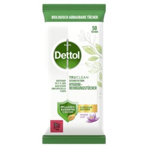 DETTOL Desinfektionstüch TruCl Wasserlilie  50 Stk
