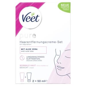VEET Pure Haarentfern-Set Gesicht 2x50ml        Tb