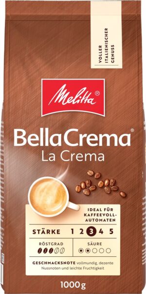 MELITTA Bella Crema Kaffeebohnen LaCrema 1 kg