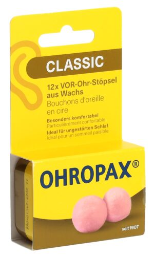 OHROPAX Ohrstöpsel Classic              Box 12 Stk