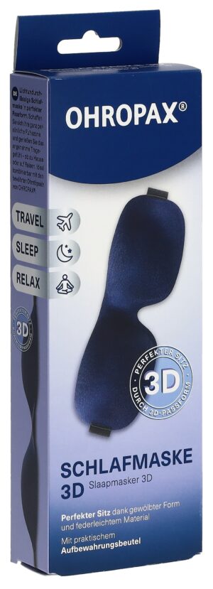 OHROPAX Schlafmaske 3D blau