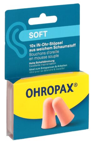 OHROPAX Ohrstöpsel Soft                 Box 10 Stk