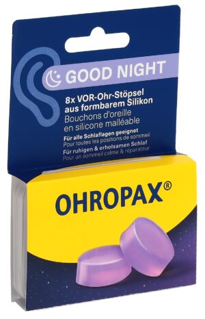 OHROPAX Ohrstöpsel Silicon Good Night        8 Stk