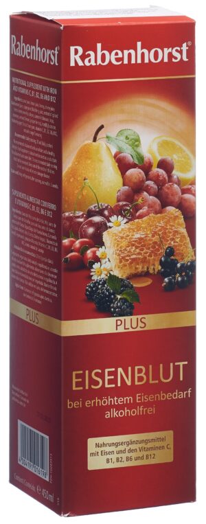 RABENHORST Eisenblut plus                Fl 450 ml