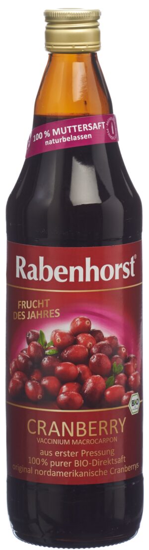 RABENHORST Cranberry Muttersaft Bio      Fl 750 ml