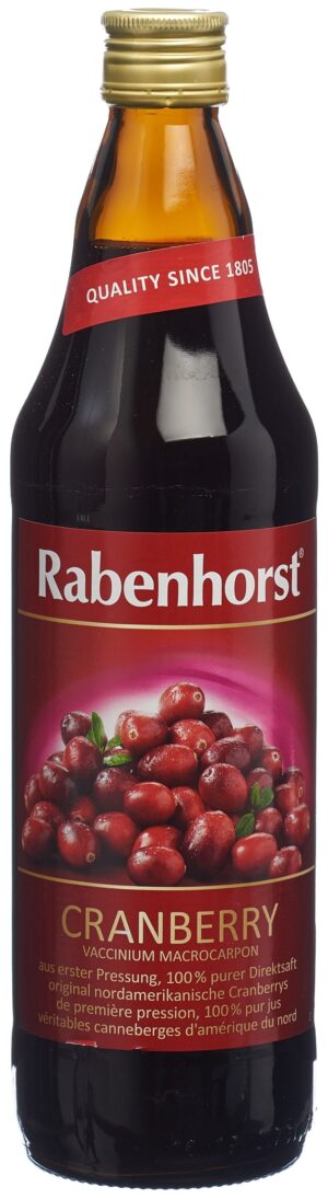 RABENHORST Cranberry Muttersaft          Fl 750 ml