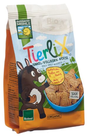 BOHLSENER MUHLE Dinkel Vollko Kekse Tierlix  125 g