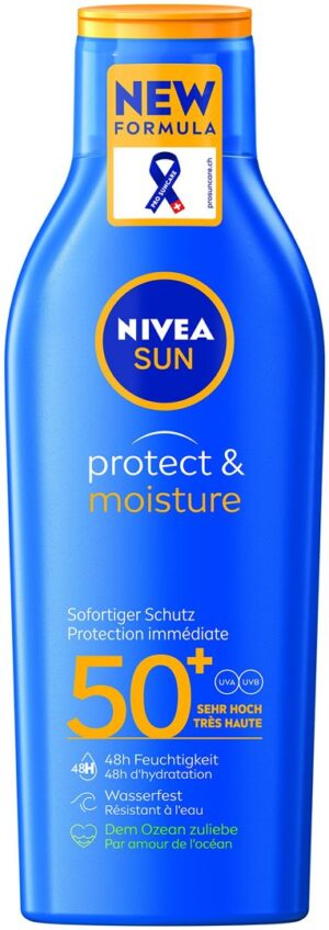 NIVEA Sun P&M Milch pflegend LSF50+         200 ml