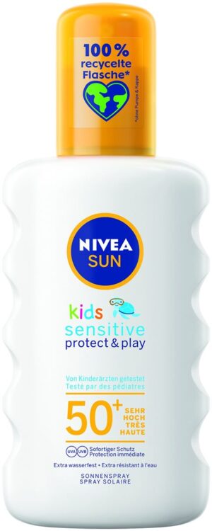 NIVEA Sonnenspr Kids Sensitive P&P LSF50+   200 ml