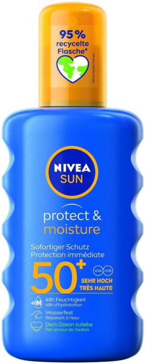 NIVEA Sun P&M Spr pflegend LSF50+           200 ml