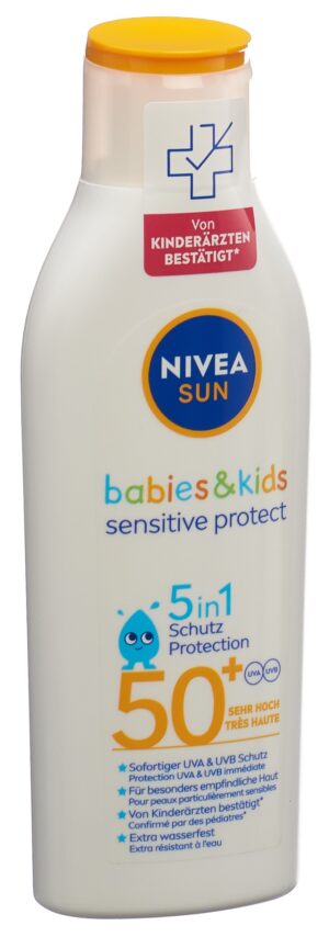 NIVEA Sun Babies&Kids Lot Prot Sens LSF50Fl 200 ml
