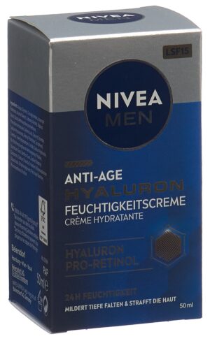 NIVEA MEN Feuchtigkeitscreme AA HyaluronDisp 50 ml