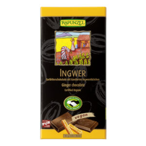 RAPUNZEL Zartbitter Schokolade Ingwer Bio 80 g