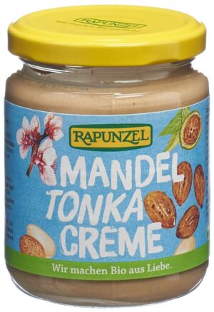 RAPUNZEL Creme Mandel Tonka             Glas 250 g