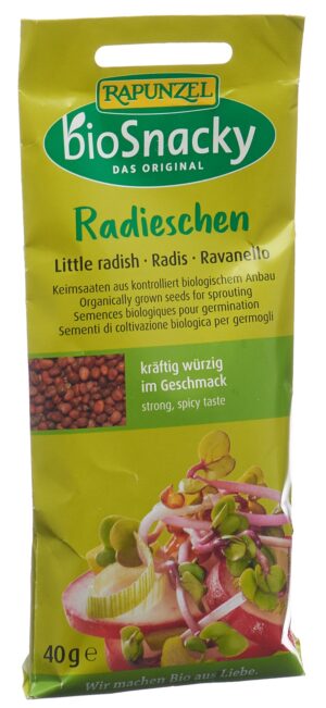 BIOSNACKY Radieschen                      Btl 40 g