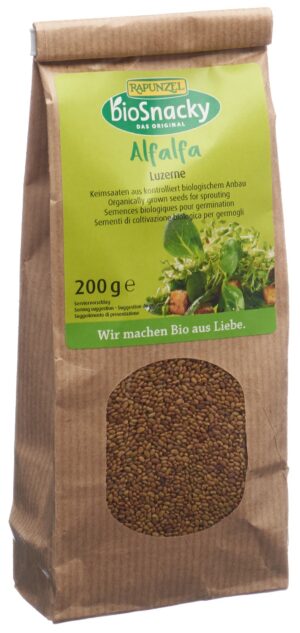 BIOSNACKY Alfalfa Luzerne                Btl 200 g