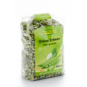 RAPUNZEL Erbsen gruen halb 500 g