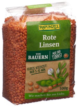 RAPUNZEL Linsen rot 500 g