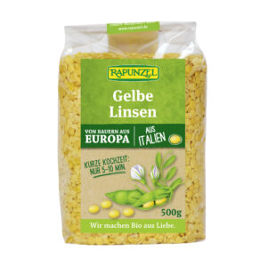 RAPUNZEL Linsen gelb 500 g