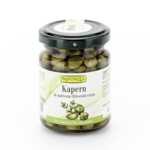 RAPUNZEL Kapern in Olivenoel Glas 120 g