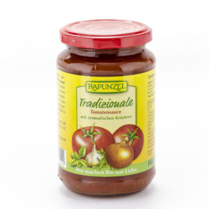 RAPUNZEL Tomatensauce Tradizionale Glas 340 g