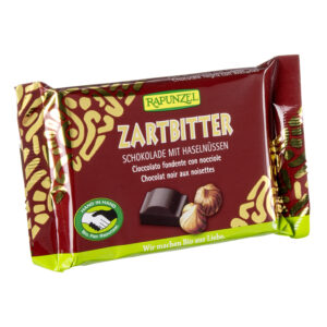 RAPUNZEL Schokolade Cristal Haseln Zartb 100 g