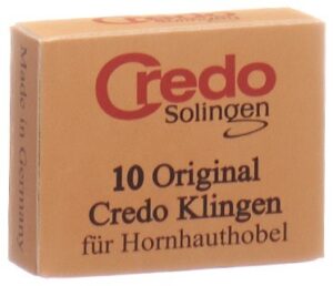 CREDO Ersatzklingen Hornhauthobel Schachtel 10 Stk