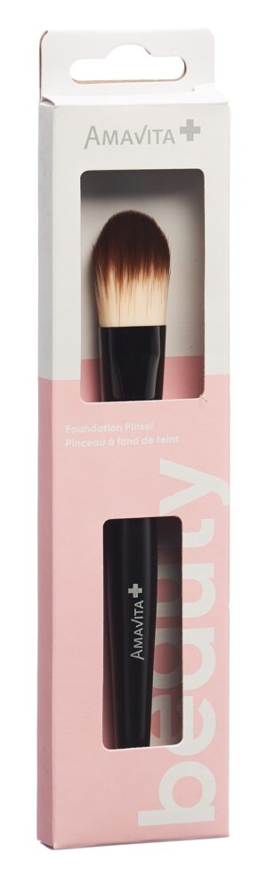 AMAVITA Beauty Foundation Pinsel ov flach 100% veg