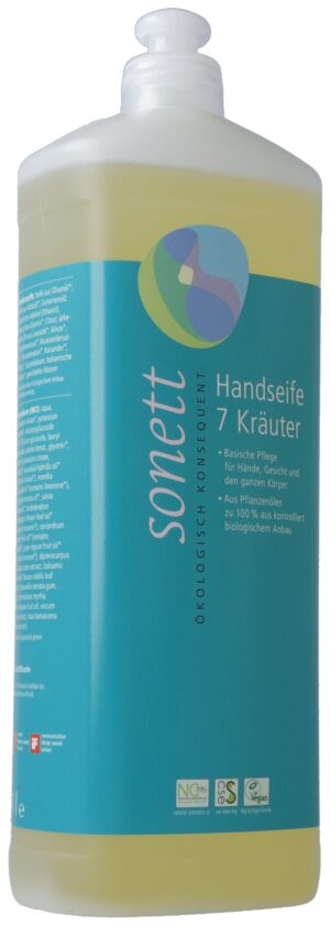 SONETT Handseife 7 Kräuter Nachfüllflasch     1 lt