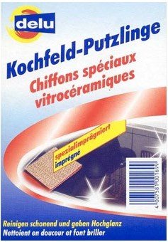 DELU Kochfeld-Putzlinge Glaskeramik 2 Stk