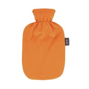 FASHY Wärmflasche 2l Flauschbezug orange