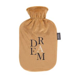 FASHY Wärmflasche 2l Flauschbezug senfge S