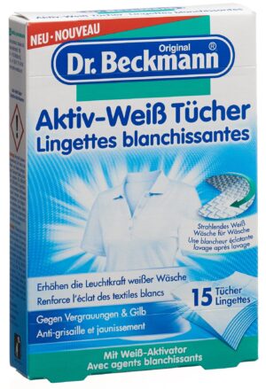 DR BECKMANN Aktiv-Weiß Tücher               15 Stk