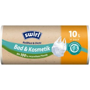SWIRL Badezimmer Müllbeutel 10l antibaRolle 37 Stk