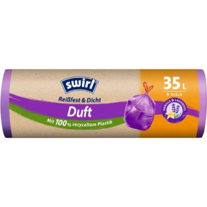 SWIRL Duft-Müllbeutel 35l Lav-Vanil Zugband  9 Stk