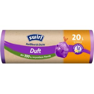 SWIRL Duft-Müllbeutel 20l Lavendel-Vanille  12 Stk