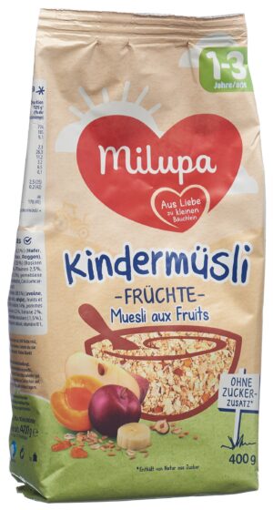 MILUPA Kindermüsli feine Früchte             400 g