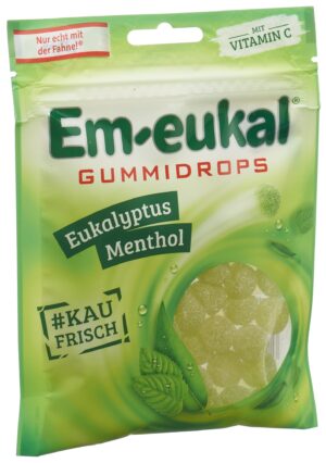 SOLDAN EM-EUKAL Gummidrops Eukaly Ment zucker 90 g