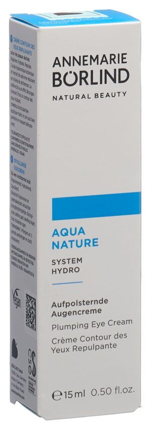 BORLIND AQUANATURE Augenpflege Hyaluron      15 ml