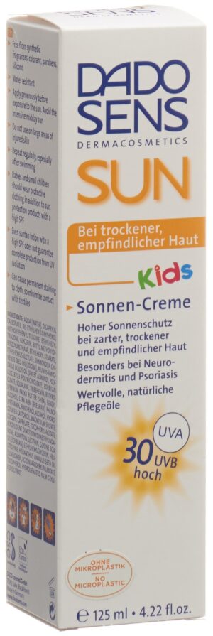 DADO SENS Sun Sonnen Creme Kids SPF30 125 ml