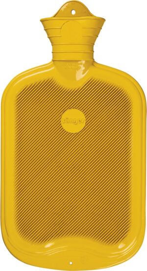 SANGER Wärmflasche Naturkau Lamel 2l 1seitig gelb