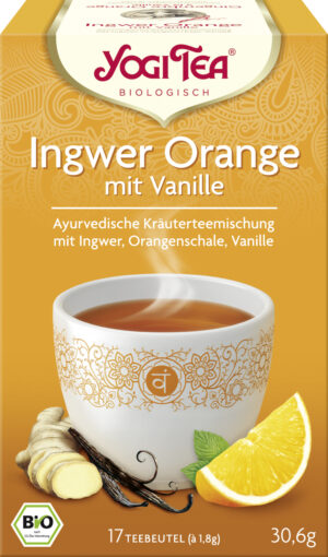 YOGI TEA Ingwer Orange mit Vanille  17 Btl 1.800 g