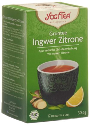YOGI TEA Grüntee Ingwer Zitrone 17 Btl 1.800 g