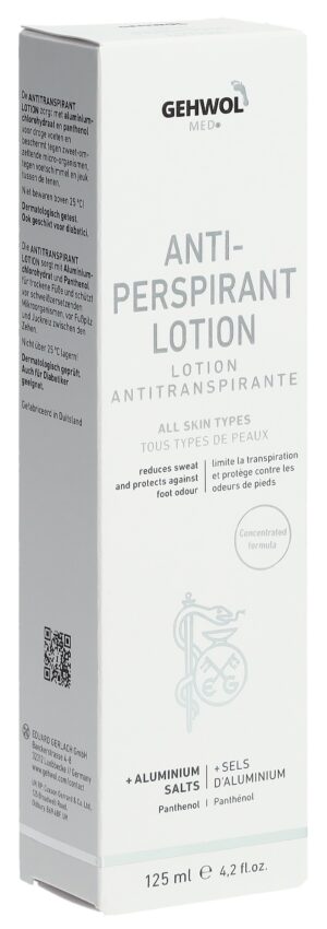 GEHWOL MED Lotion Antitransp GB/F/NL/D 125 ml