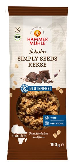 HAMMERMUHLE Simply Seeds Kekse Schoko    Btl 150 g