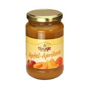 BAUCKHOF Apfelmus-Aprikose Glas 360 g