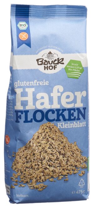 BAUCKHOF Haferflocken Kleinblatt glutenfrBtl 475 g