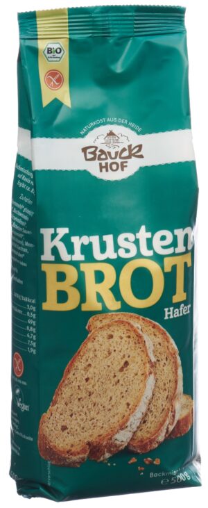 BAUCKHOF Krustenbrot Hafer glutenfr      Btl 500 g